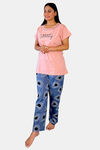 Sweetmoon Plus Size Loungewear - Blue — thumbnail 4